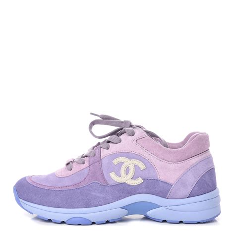 chanel purple shoes.